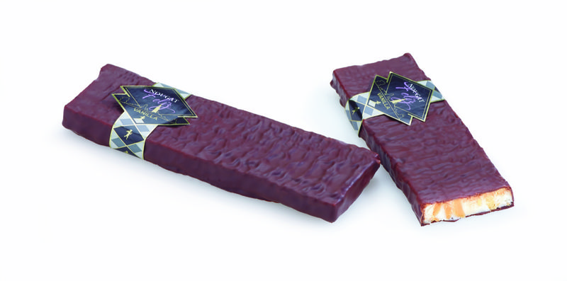 Picture Vanilla Nougat covered with dark chocolate